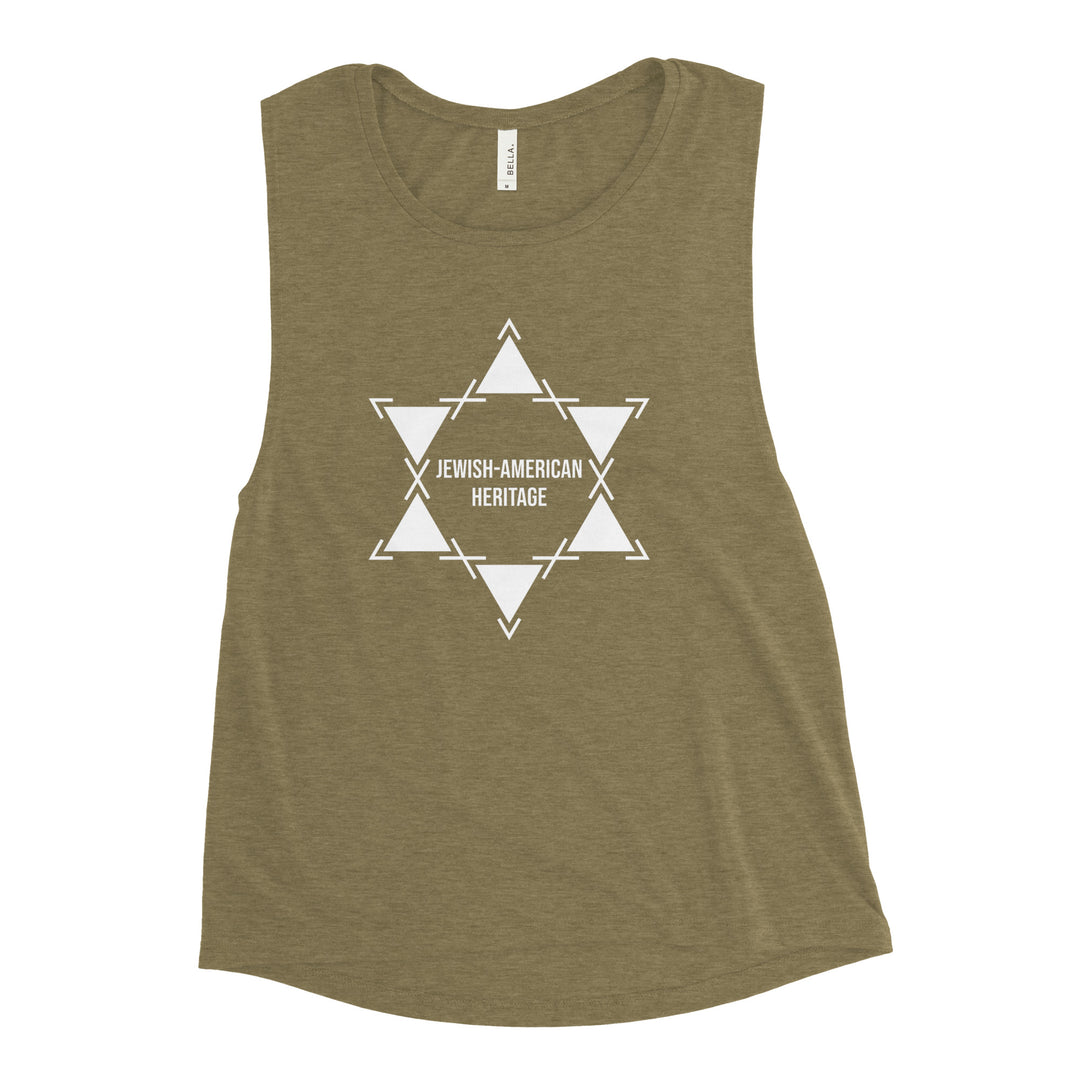 Women's Muscle Tank | Jewish American Heritage
