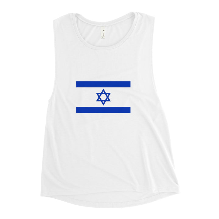 Women's Muscle Tank | Israel Flag