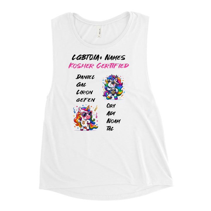 Women's Muscle Tank | Kosher Certified Names