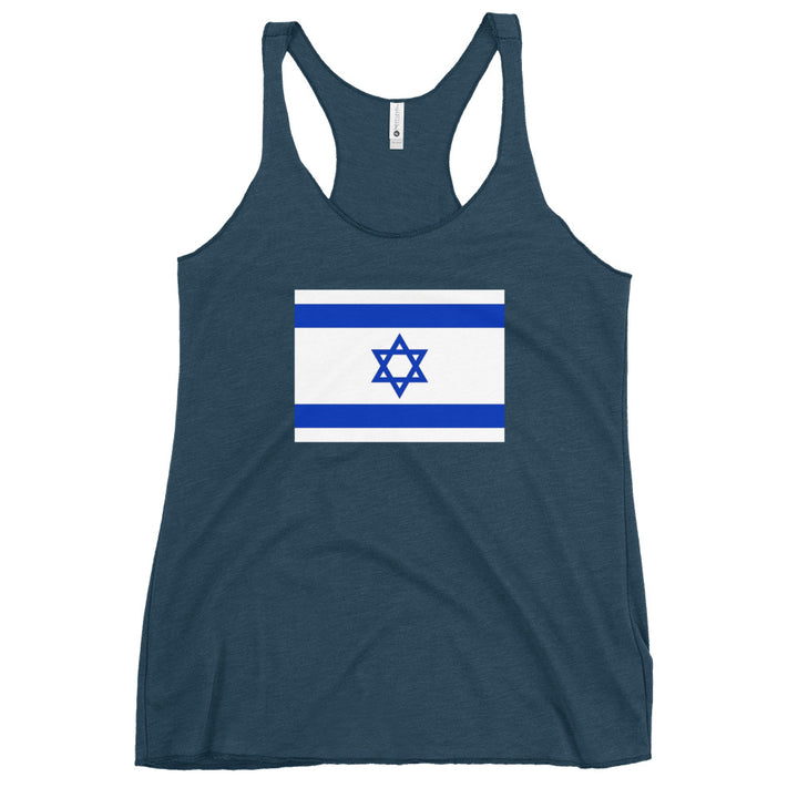 Women's Racerback Tank | Israel Flag