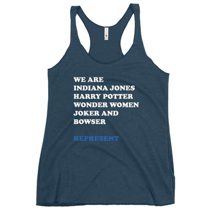 Women's Racerback Tank | We are Iconic Roles 1