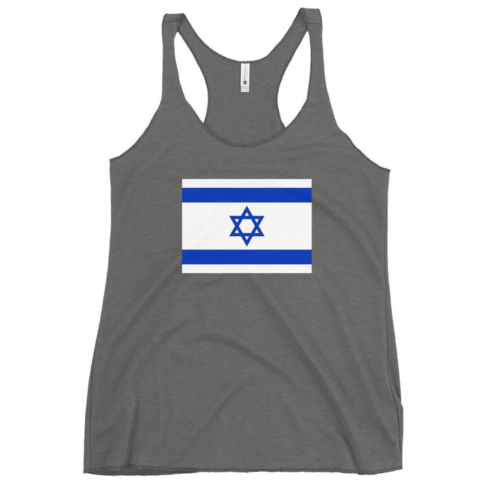 Women's Racerback Tank | Israel Flag