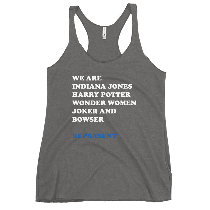 Women's Racerback Tank | We are Iconic Roles 1