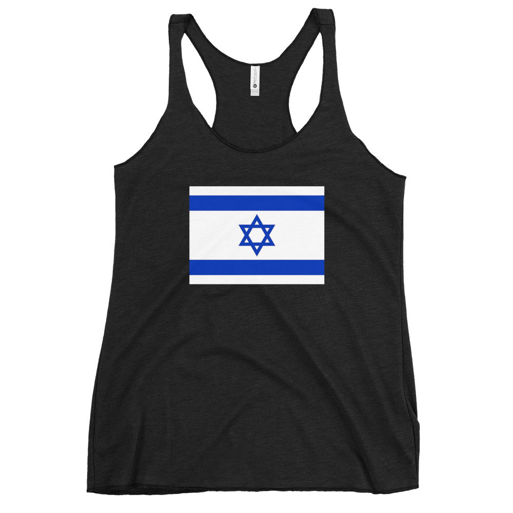 Women's Racerback Tank | Israel Flag