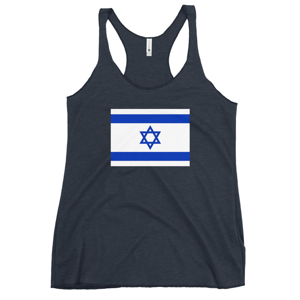 Women's Racerback Tank | Israel Flag