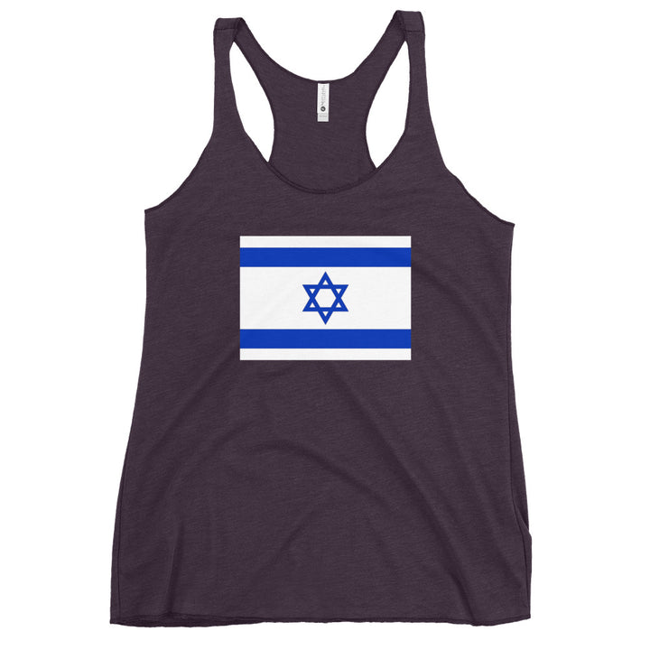 Women's Racerback Tank | Israel Flag