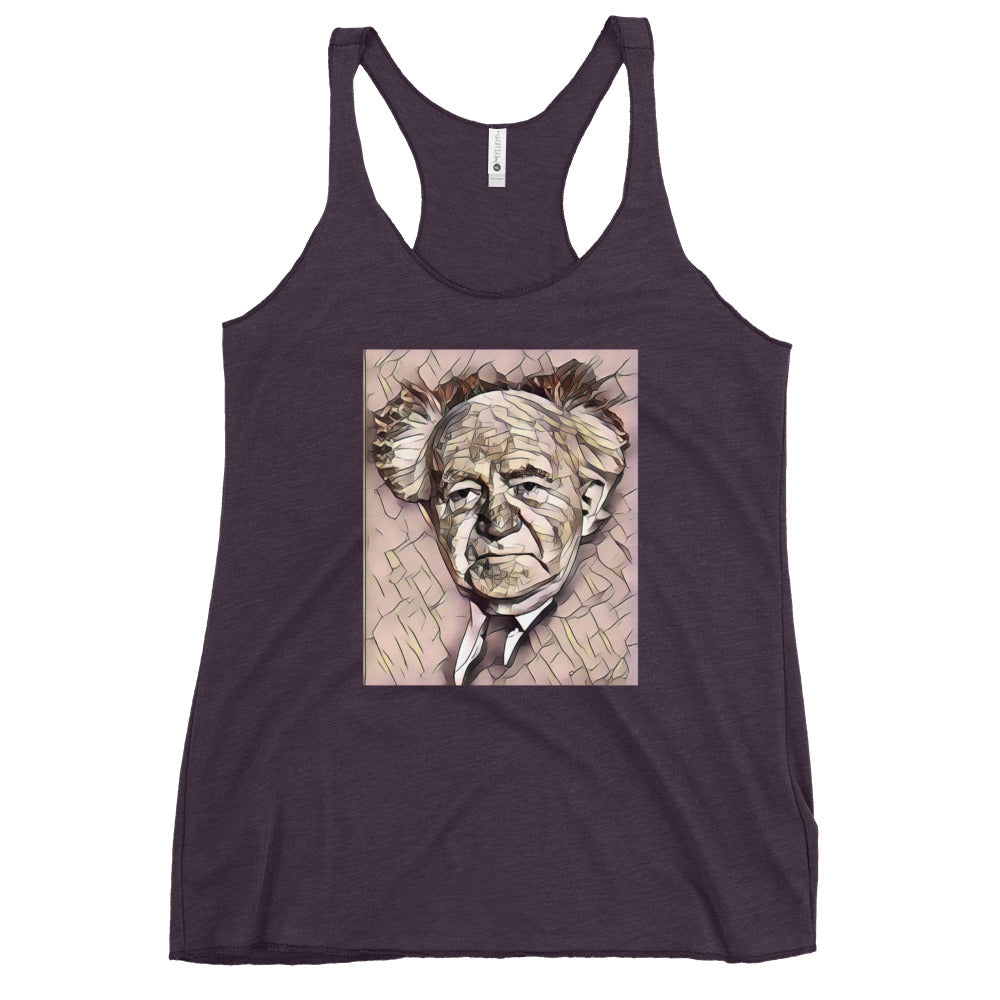 Women's Racerback Tank | David Ben Gurion