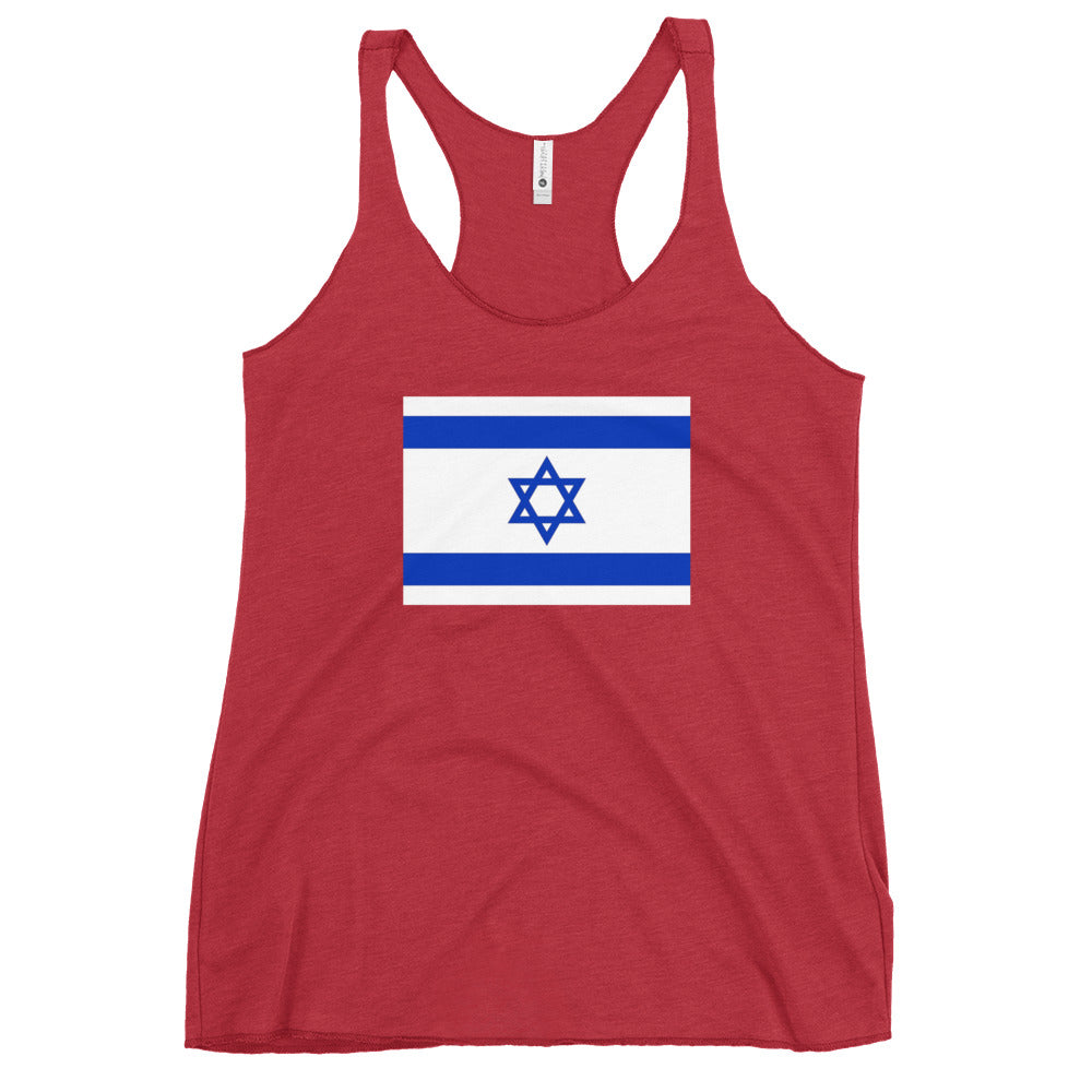 Women's Racerback Tank | Israel Flag
