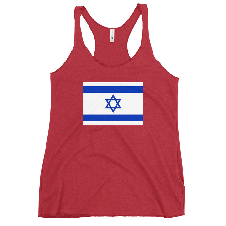 Women's Racerback Tank | Israel Flag
