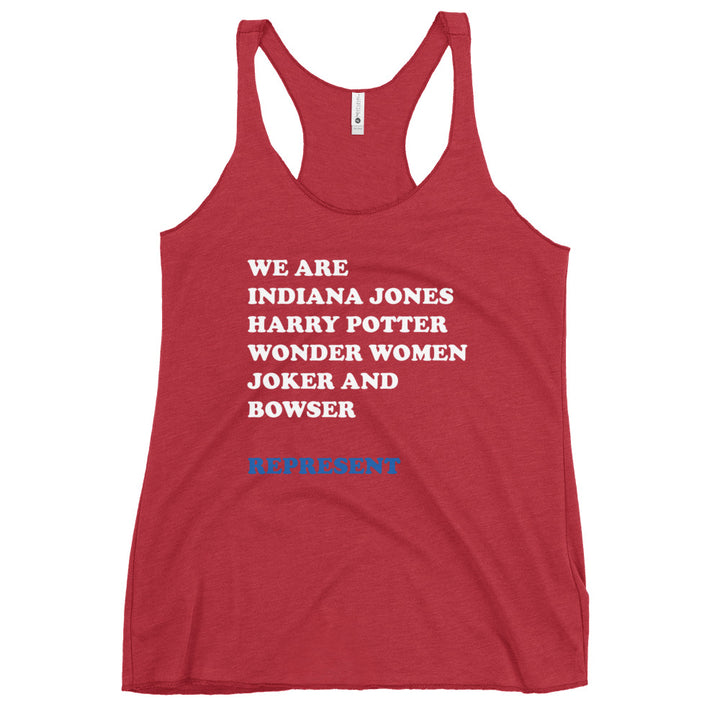 Women's Racerback Tank | We are Iconic Roles 1