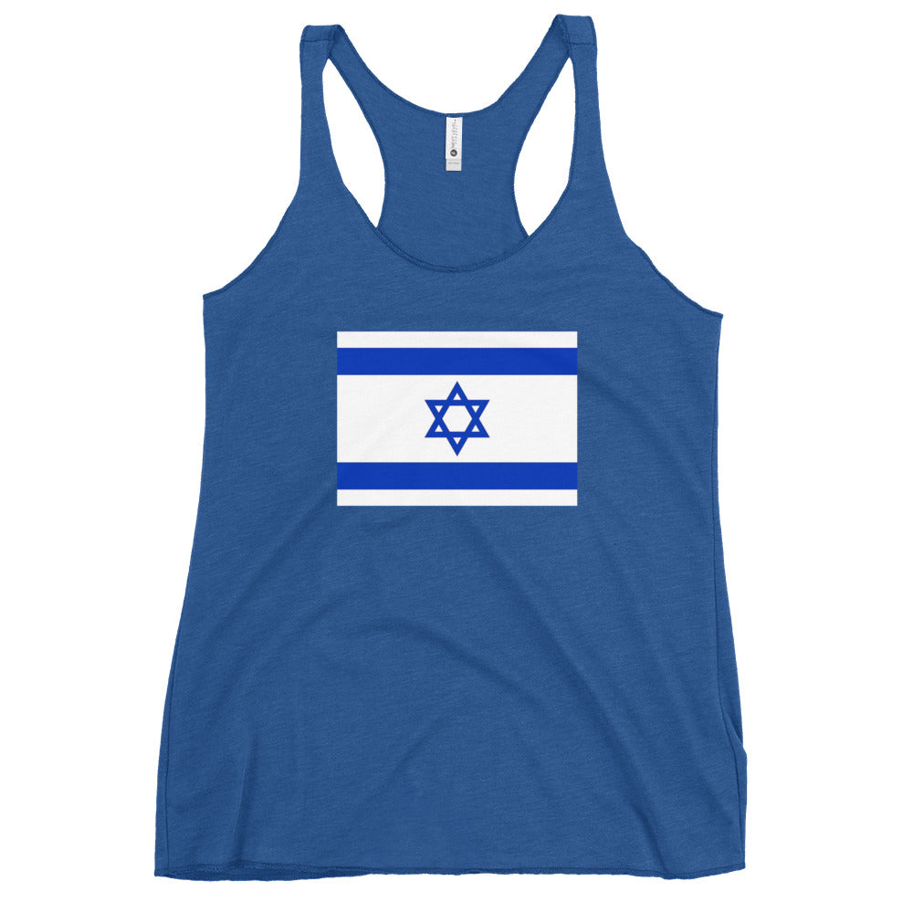 Women's Racerback Tank | Israel Flag