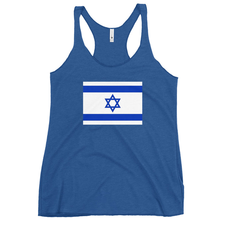 Women's Racerback Tank | Israel Flag
