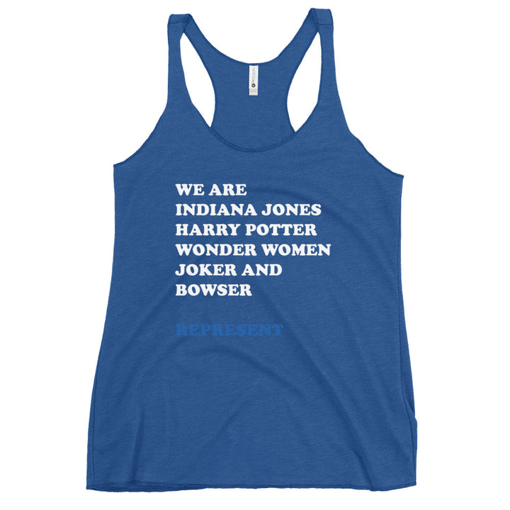 Women's Racerback Tank | We are Iconic Roles 1