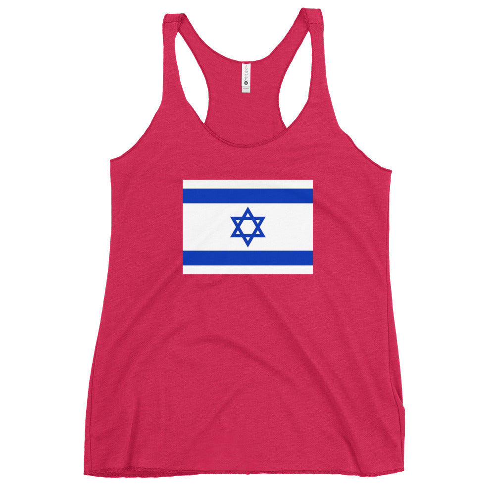 Women's Racerback Tank | Israel Flag