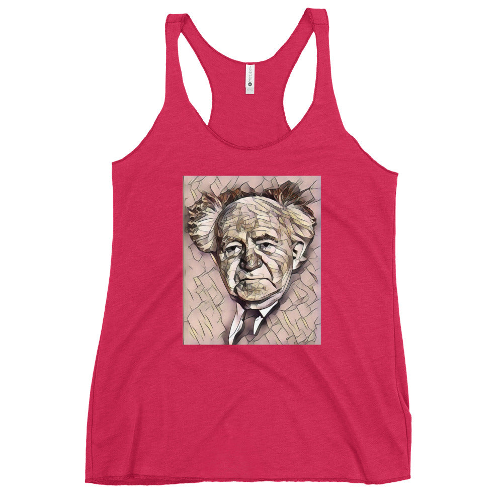 Women's Racerback Tank | David Ben Gurion