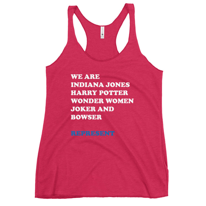 Women's Racerback Tank | We are Iconic Roles 1