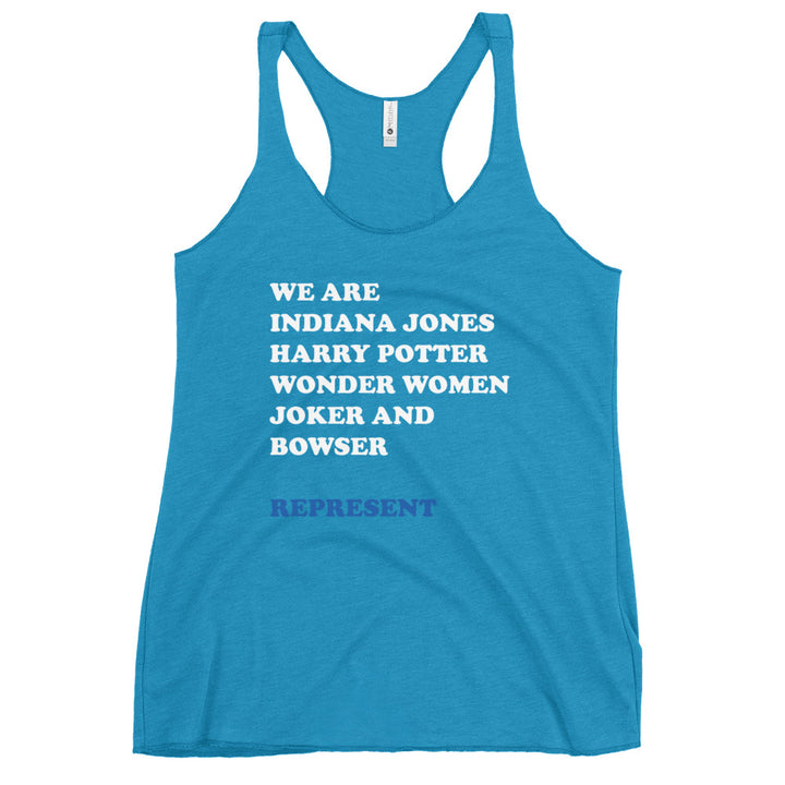 Women's Racerback Tank | We are Iconic Roles 1