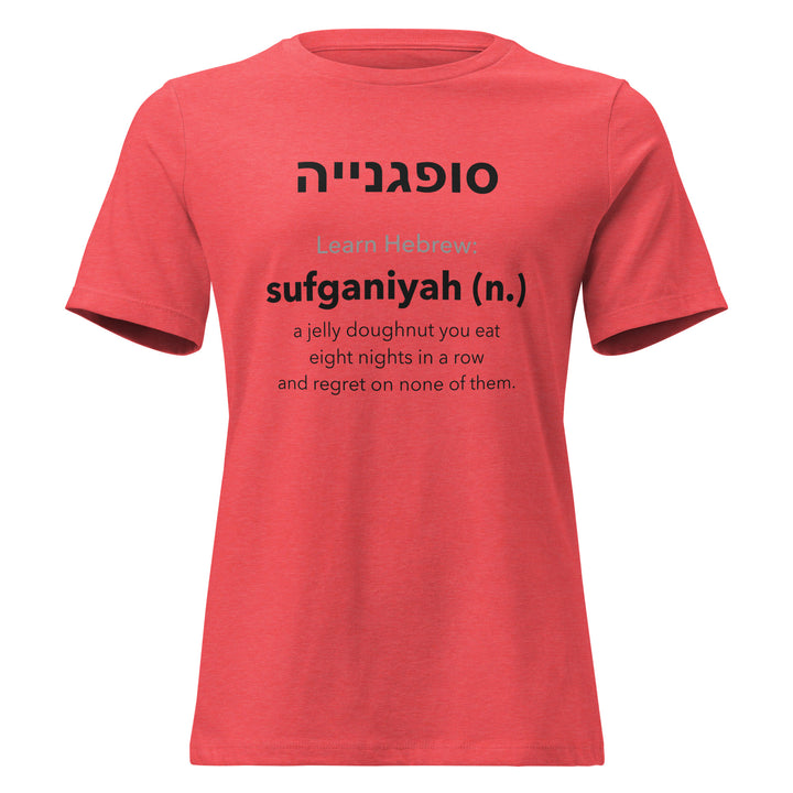 Learn Hebrew Sufganiyah Israel women&