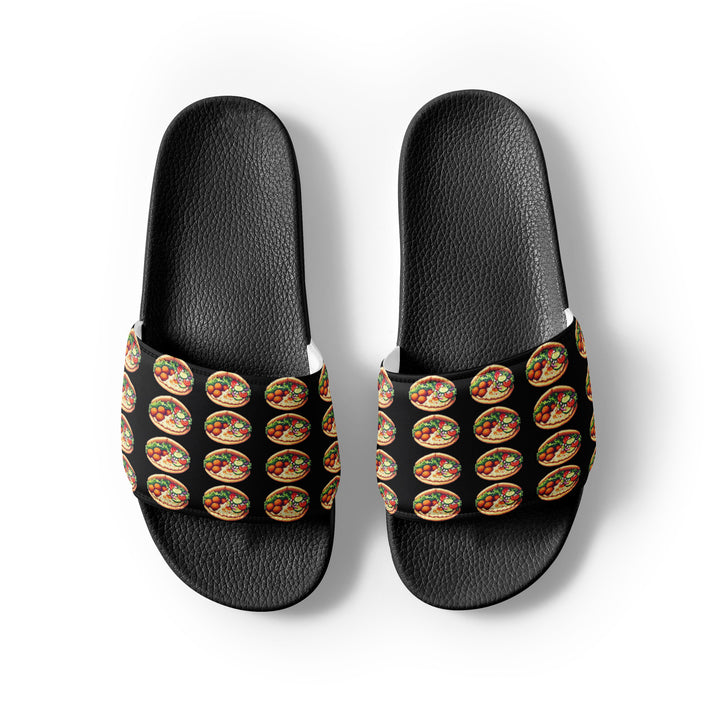 Women's Slides | Falafel Party Black