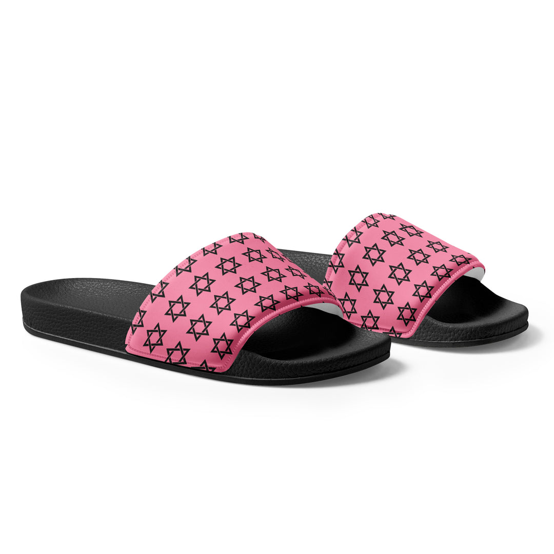 Women's Slides | Magen David Pink