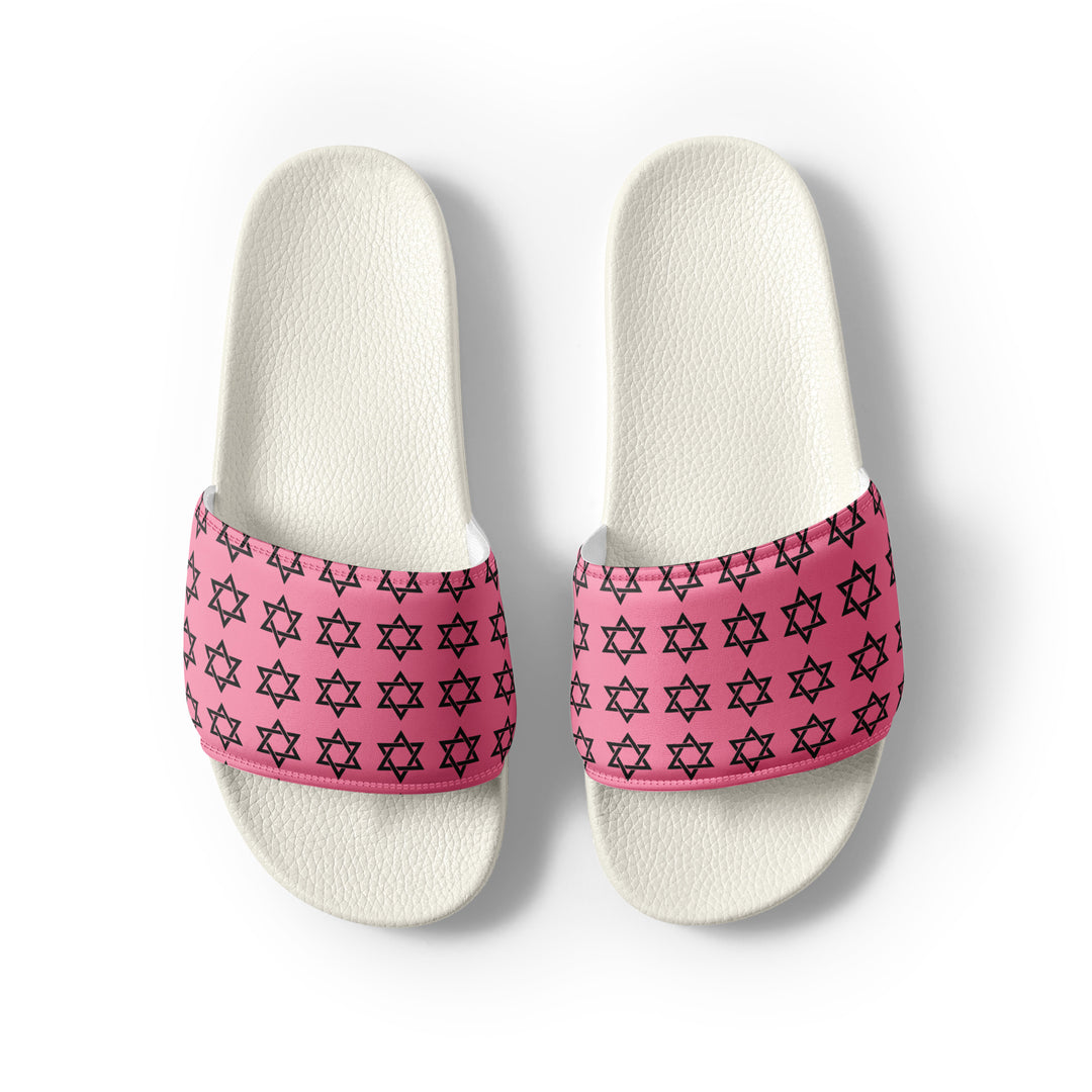 Women's Slides | Magen David Pink