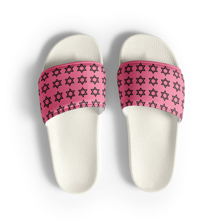 Women's Slides | Magen David Pink