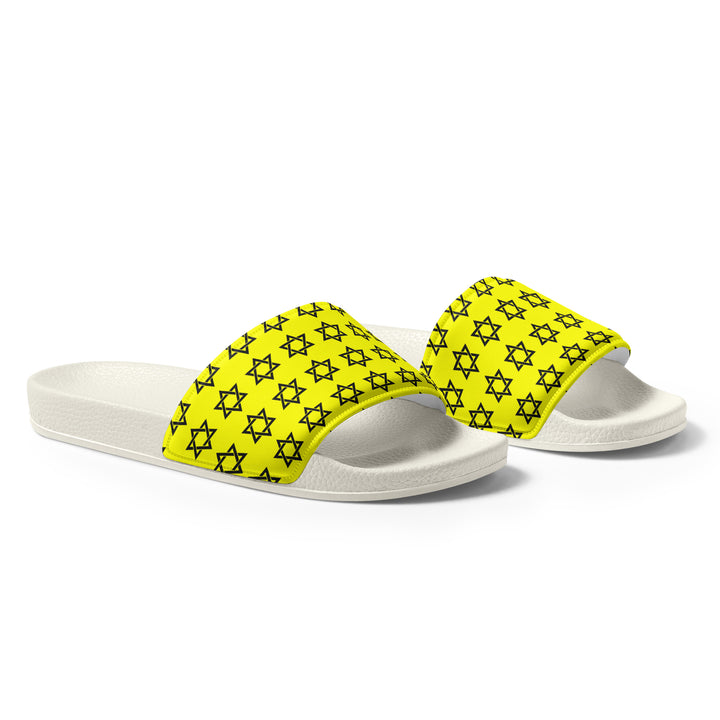Women's Slides | Magen David Yellow