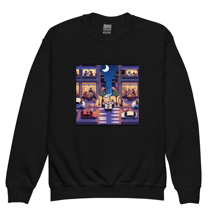 Youth Sweatshirt | TLV Nightlife 16 Bit