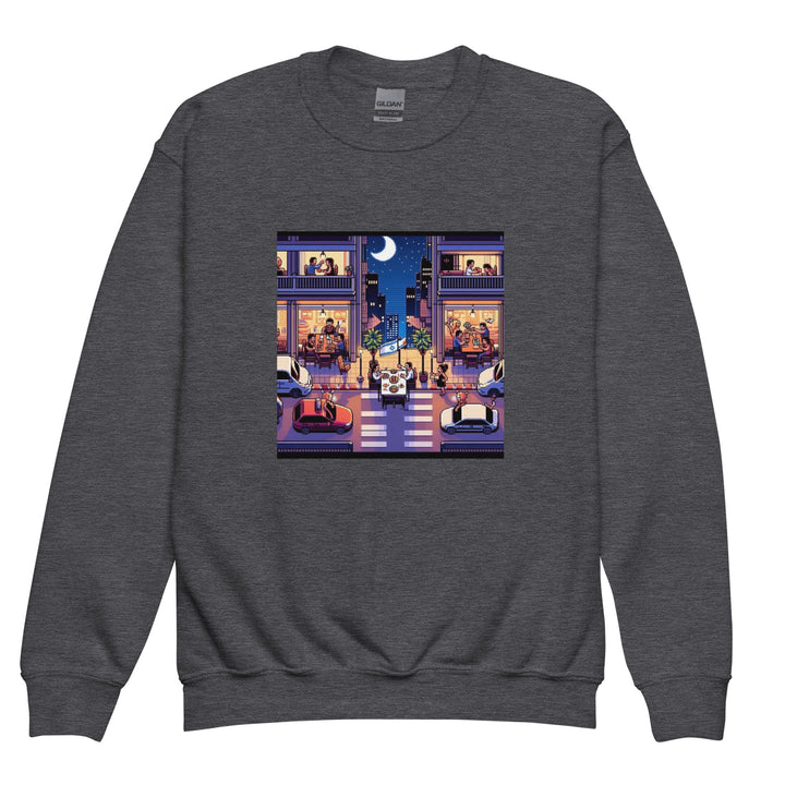 Youth Sweatshirt | TLV Nightlife 16 Bit