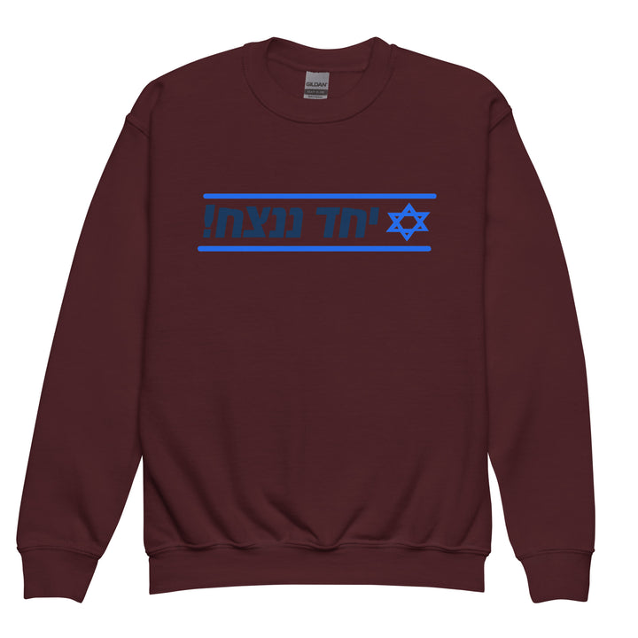 Youth Sweatshirt | Together We Will Win | יחד ננצח