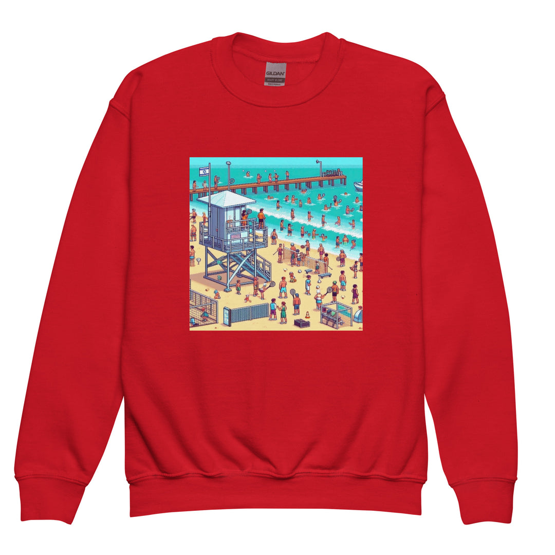 Youth Sweatshirt | TLV Frishman Beach 16 Bit