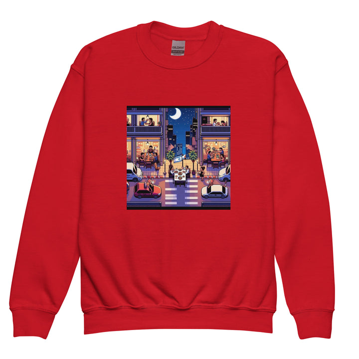 Youth Sweatshirt | TLV Nightlife 16 Bit