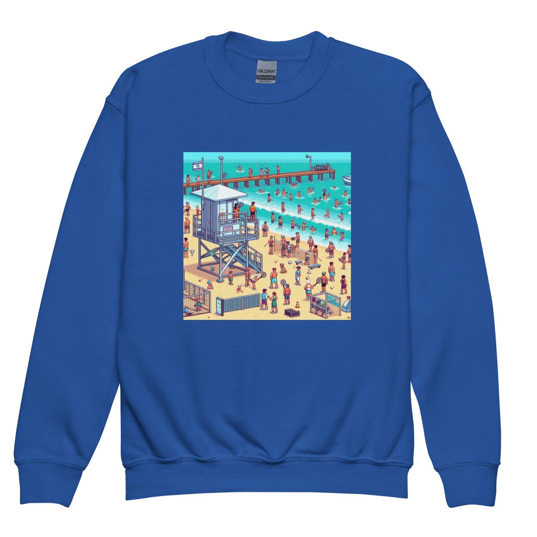 Youth Sweatshirt | TLV Frishman Beach 16 Bit