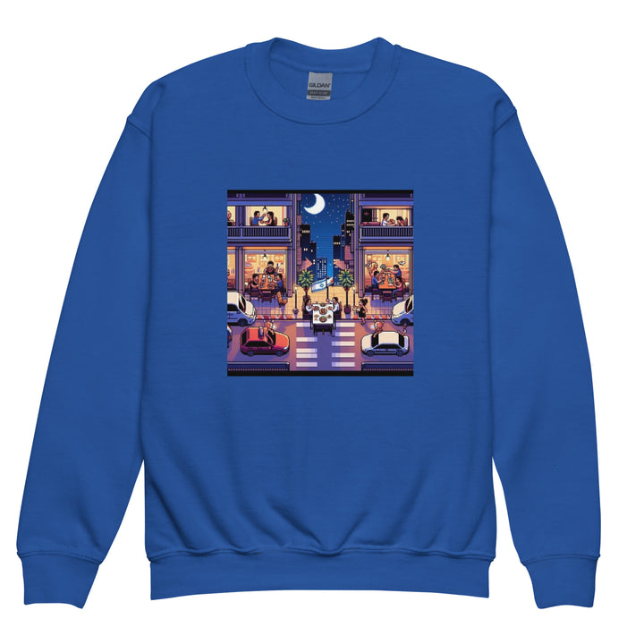 Youth Sweatshirt | TLV Nightlife 16 Bit