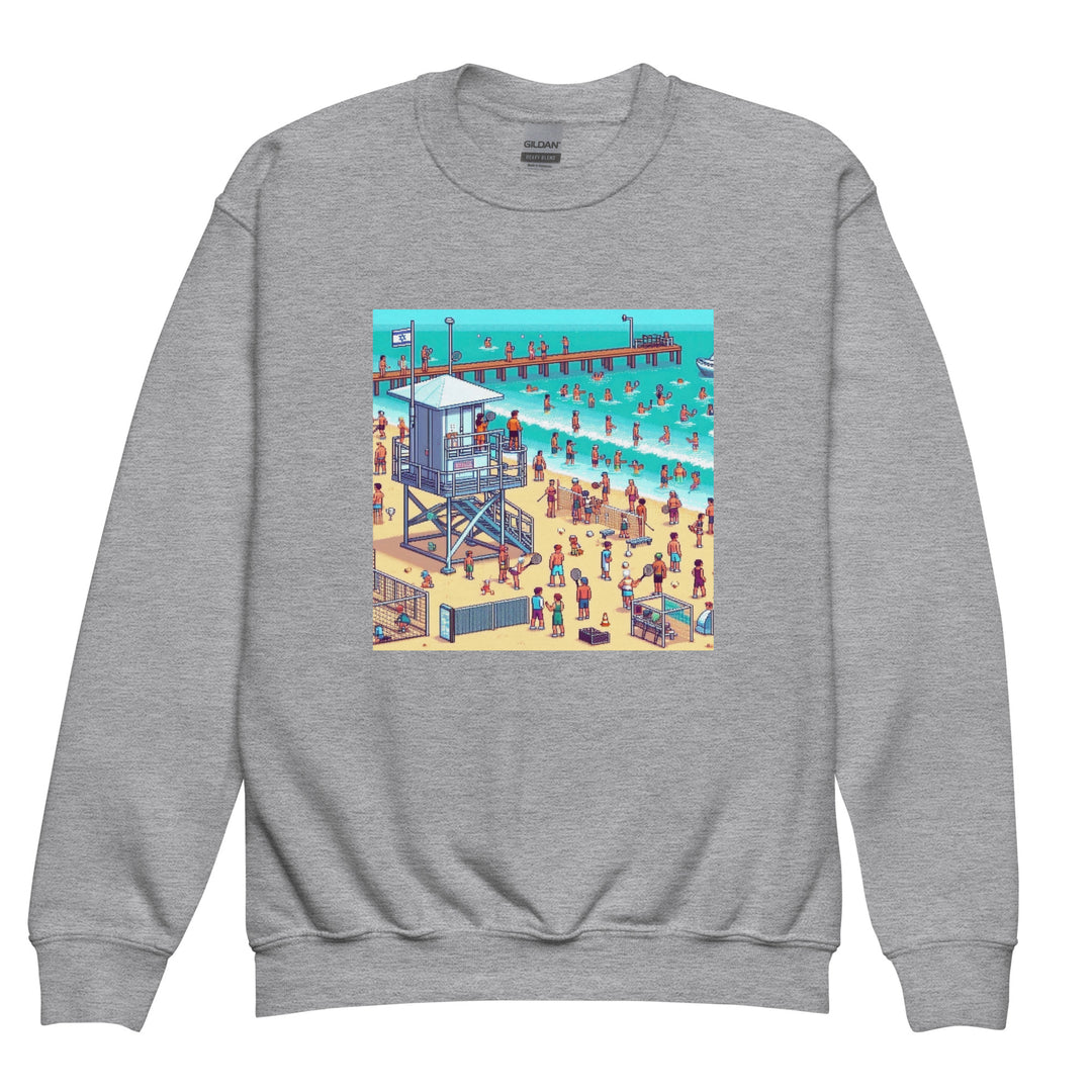 Youth Sweatshirt | TLV Frishman Beach 16 Bit