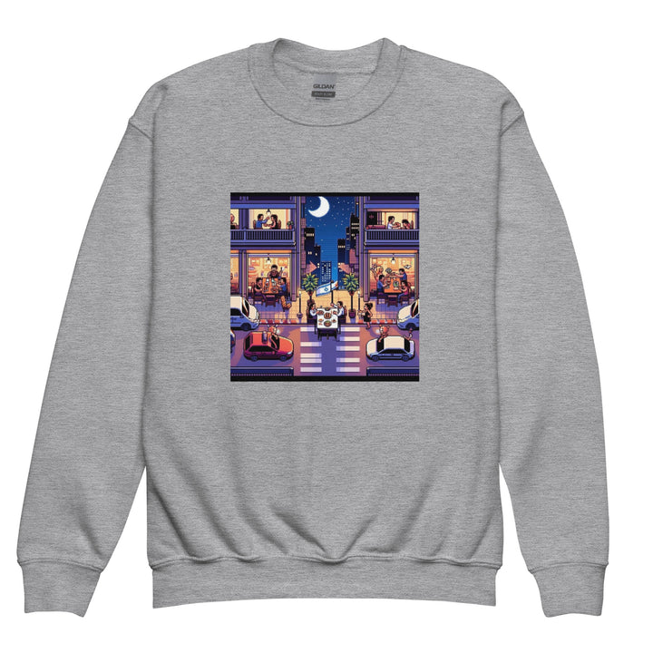 Youth Sweatshirt | TLV Nightlife 16 Bit