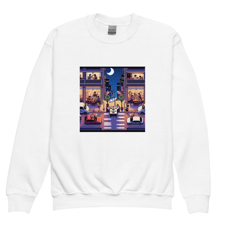 Youth Sweatshirt | TLV Nightlife 16 Bit