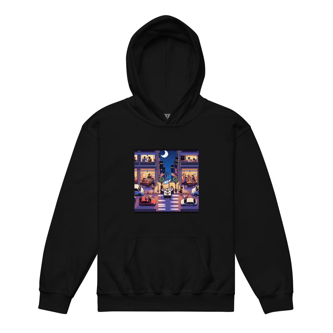 Youth heavy blend hoodie | TLV Nightlife 16 Bit