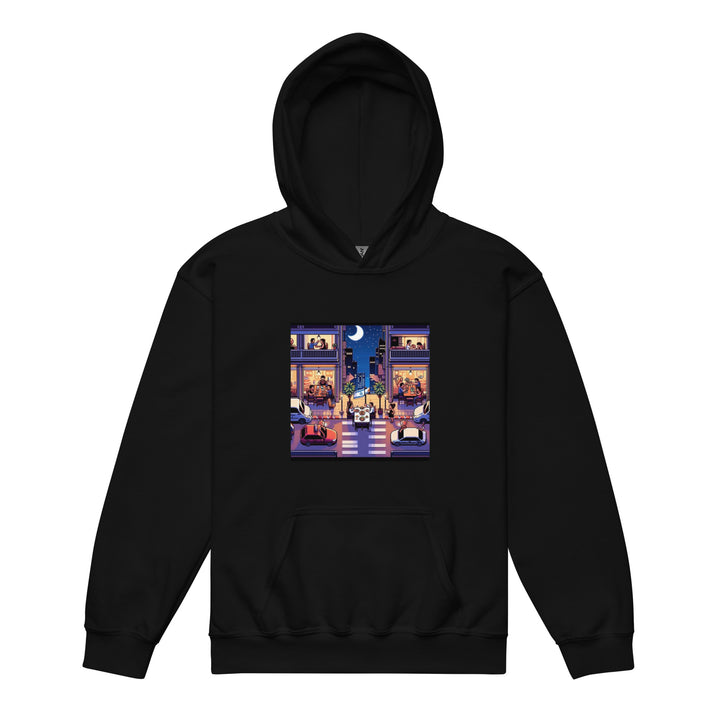 Youth heavy blend hoodie | TLV Nightlife 16 Bit