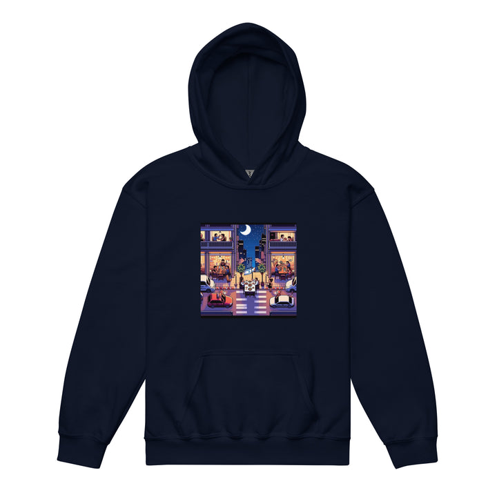 Youth heavy blend hoodie | TLV Nightlife 16 Bit