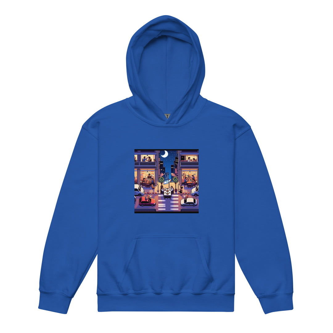 Youth heavy blend hoodie | TLV Nightlife 16 Bit