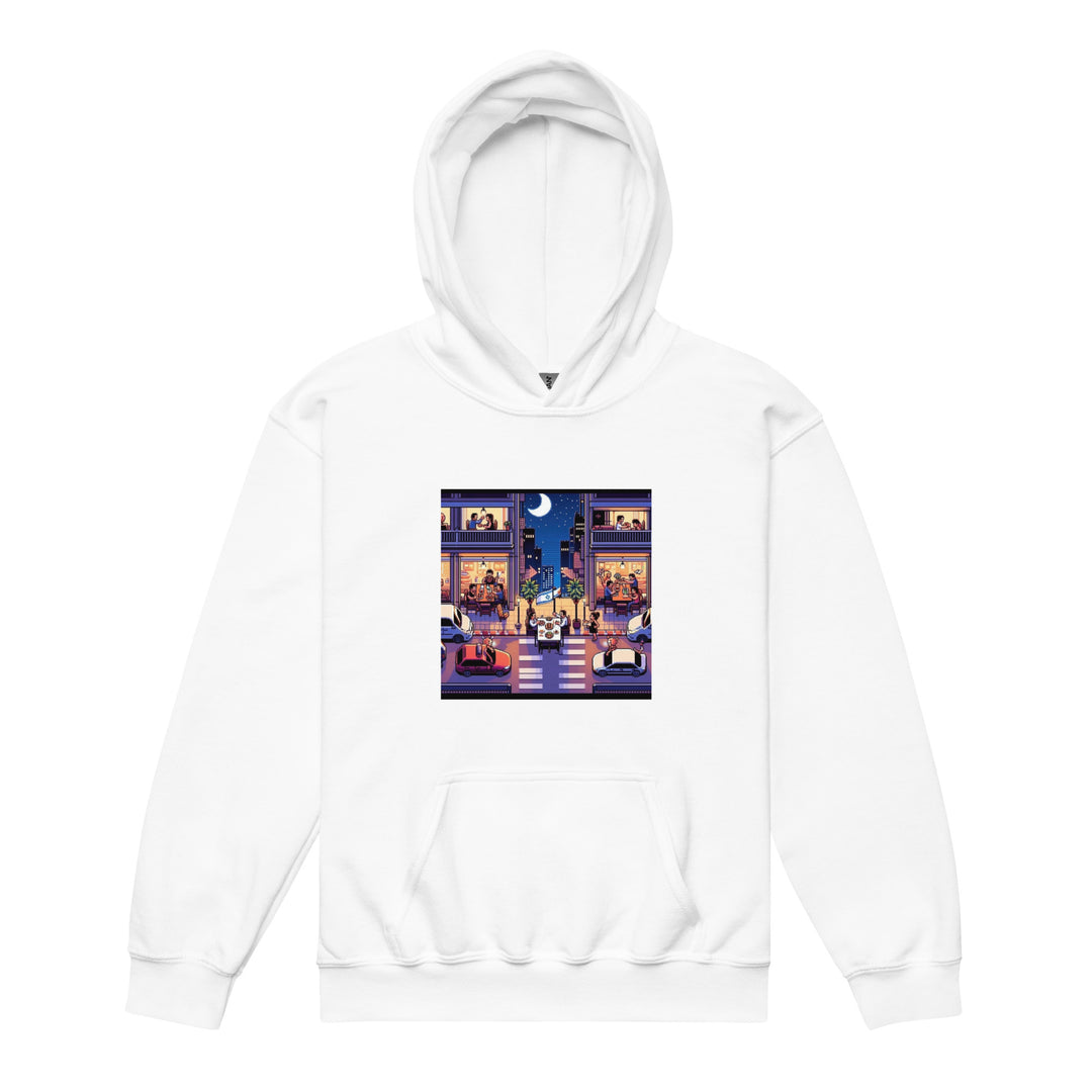 Youth heavy blend hoodie | TLV Nightlife 16 Bit