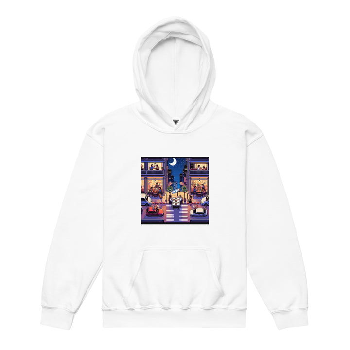 Youth heavy blend hoodie | TLV Nightlife 16 Bit