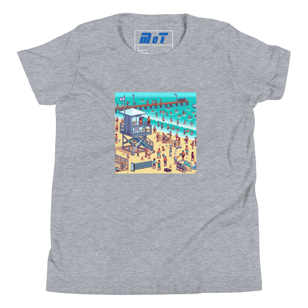 Youth Short Sleeve T-Shirt | TLV Frishman Beach 16 Bit