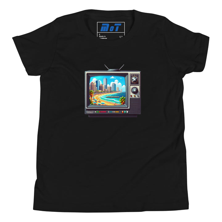 Youth Short Sleeve T-Shirt | 16Bit Tel Aviv Beach