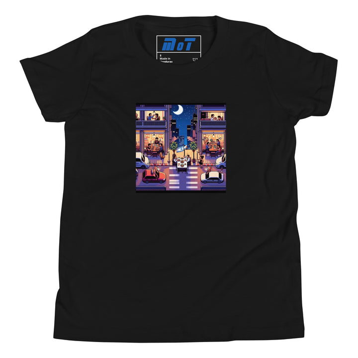 Youth Short Sleeve T-Shirt | TLV Nightlife 16 Bit