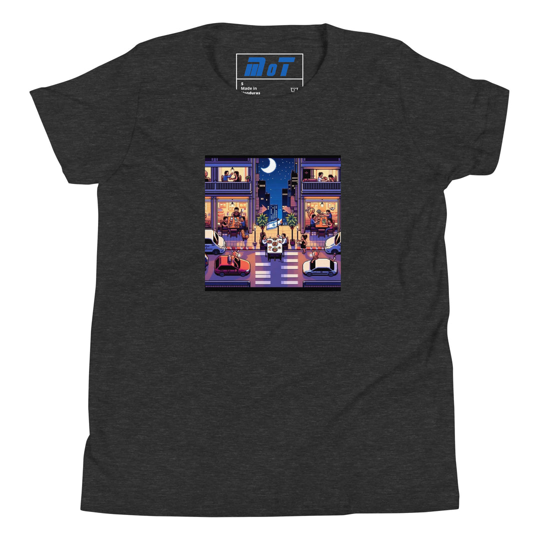 Youth Short Sleeve T-Shirt | TLV Nightlife 16 Bit