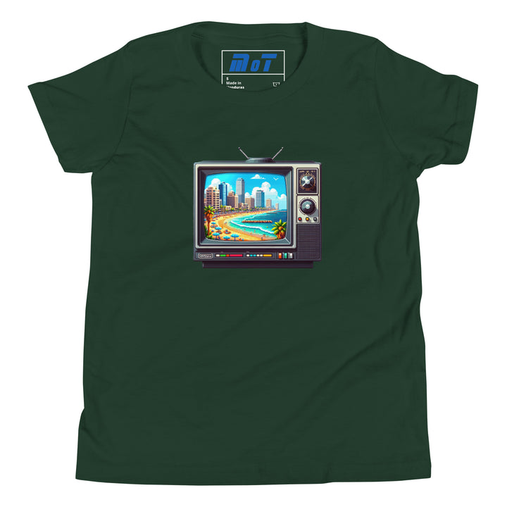 Youth Short Sleeve T-Shirt | 16Bit Tel Aviv Beach