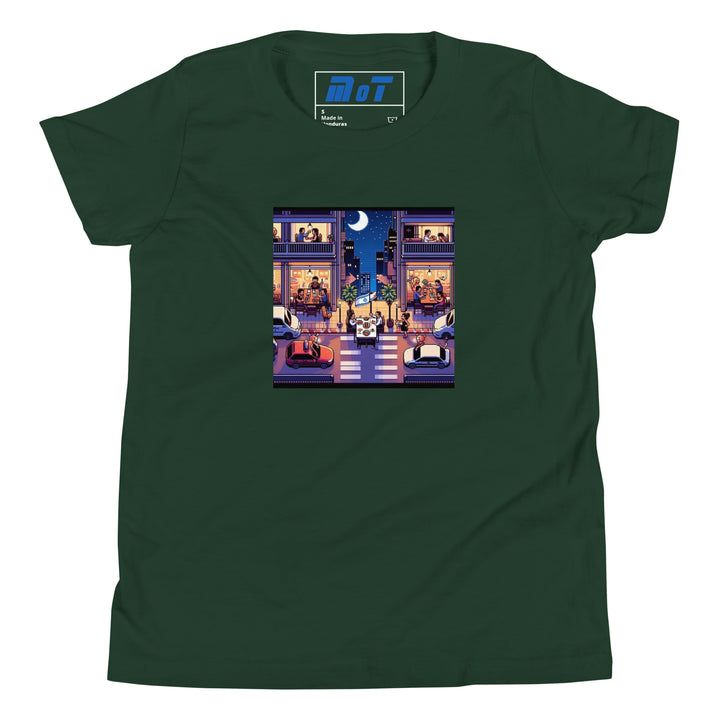 Youth Short Sleeve T-Shirt | TLV Nightlife 16 Bit