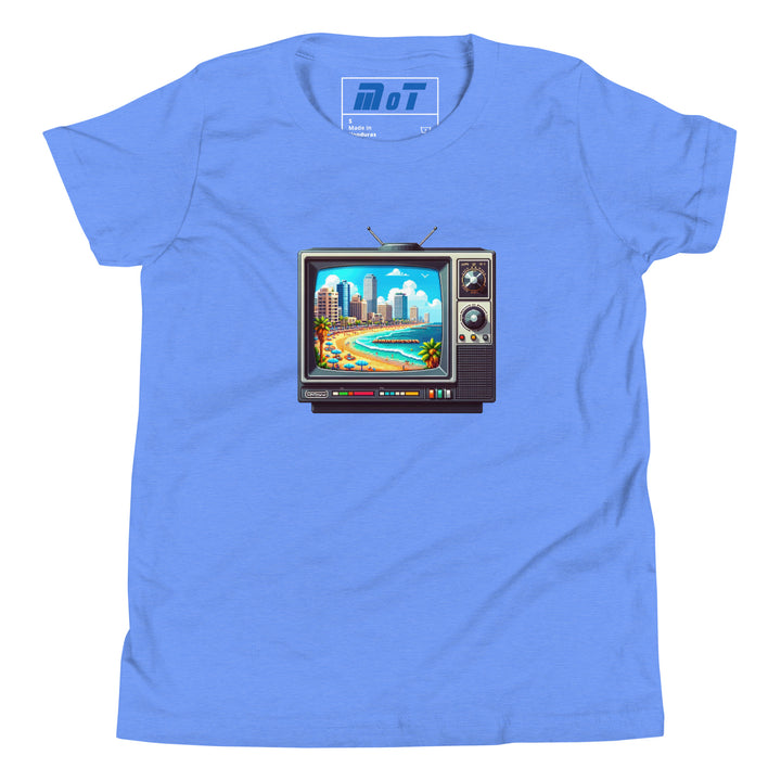 Youth Short Sleeve T-Shirt | 16Bit Tel Aviv Beach